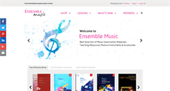 Desktop Screenshot of ensemblemusic.com.sg